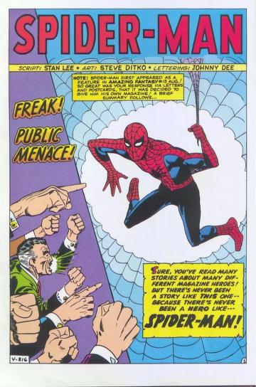 The Amazing Spider Man # 1 : Stan Lee and Steve Ditko : Free Download,  Borrow, and Streaming : Internet Archive